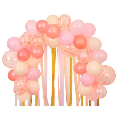 PINK BALLOON GARLAND & STREAMERS KIT