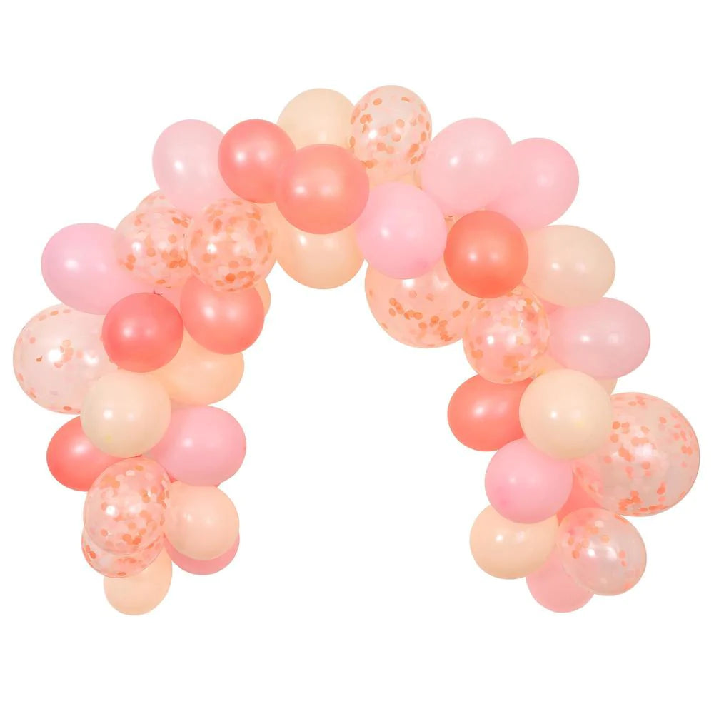 PINK BALLOON GARLAND & STREAMERS KIT
