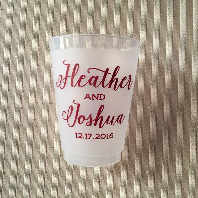 Personalized 16oz Frosted Cups