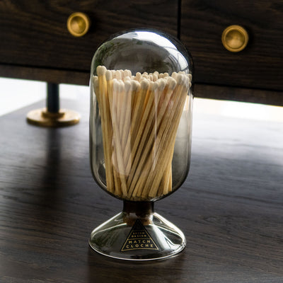 Smoke Match Cloche - White