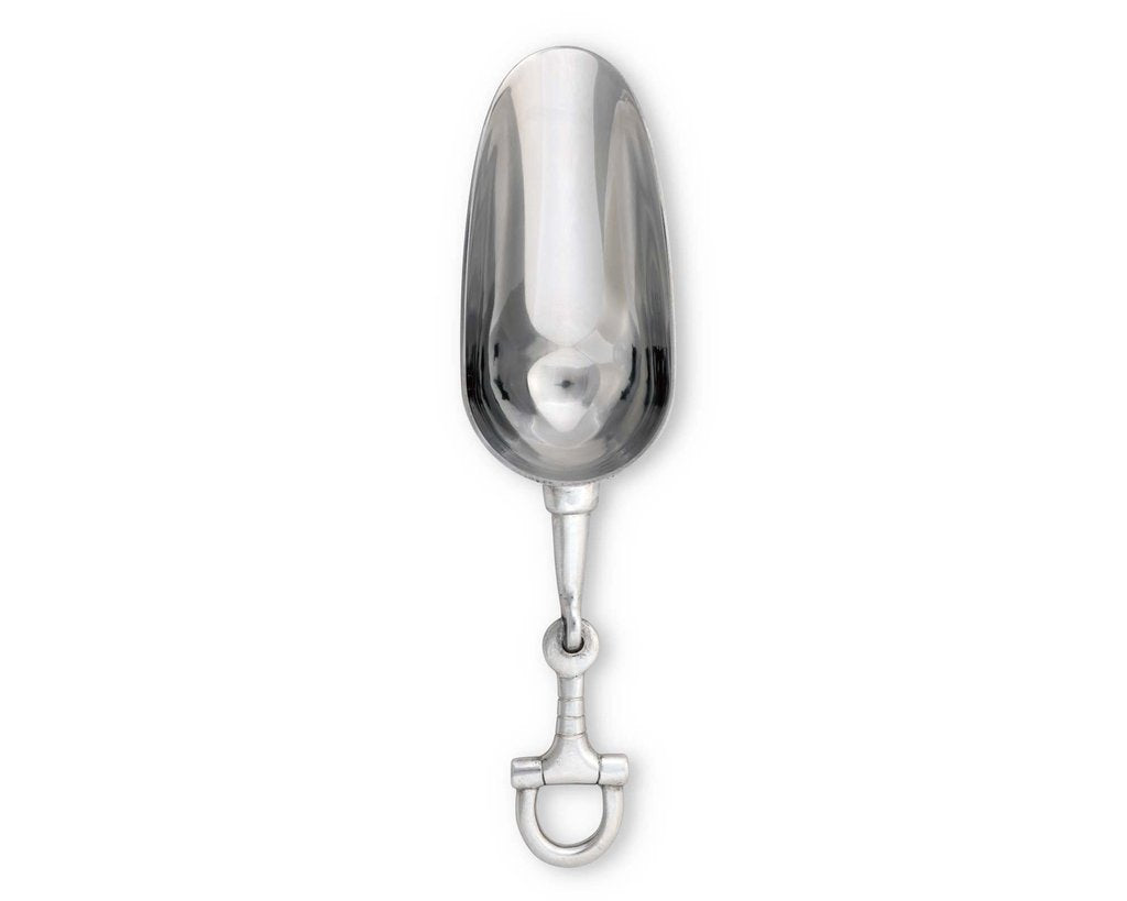 Equestrian Horse Bit Pewter Handle Ice Scoop